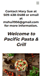 Mobile Screenshot of pacificpastaandgrill.com